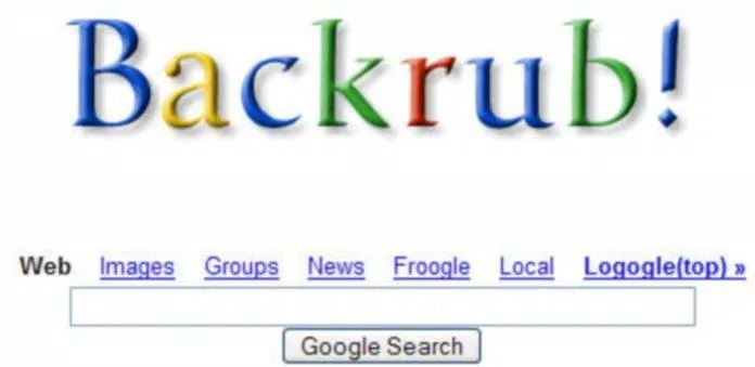 Tên gọi ban đầu của Google là Backrub (Ảnh: Internet).