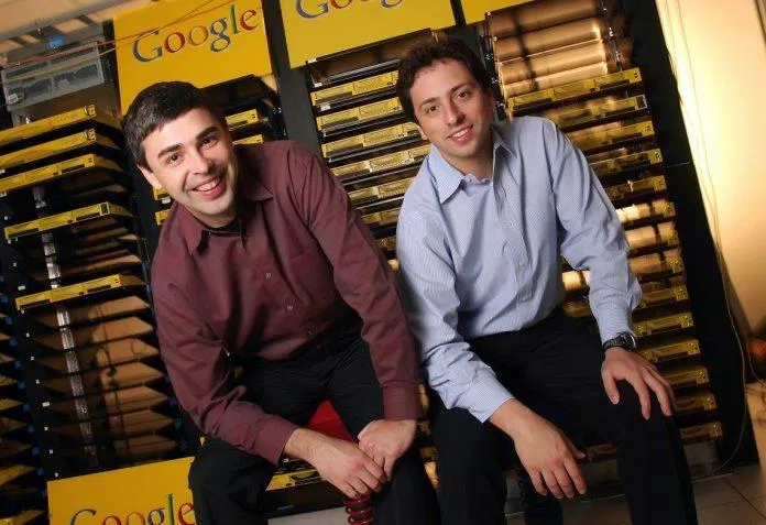 Hai nhà sáng lập của Google những ngày đầu (Ảnh: Internet).