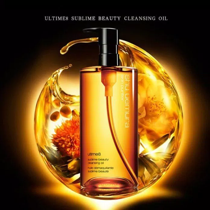 Shu Uemura Ultime8 Sublime Beauty Cleansing Oil là sự kết hợp hoàn hảo của nhiều thành phần tự nhiên (Ảnh: Internet)
