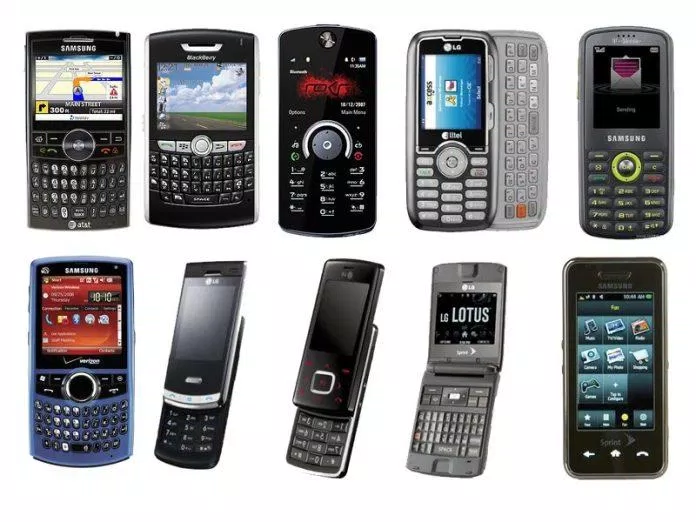 Điện thoại dumbphone có rất nhiều kiểu dáng khác nhau (Ảnh: Internet).