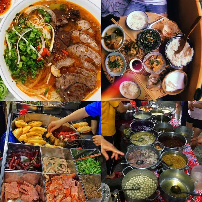 Món ăn ở Huế (Ảnh: Việt Đăng Di).