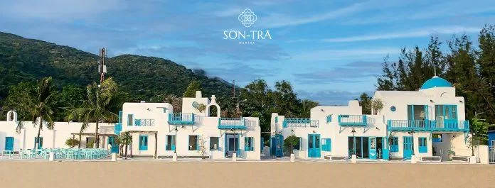 Sơn Trà Marina - "Thiên đường Santorini thu nhỏ" trong lòng thành phố Đà Nẵng (Nguồn: Fanpage Sơn Trà Marina)