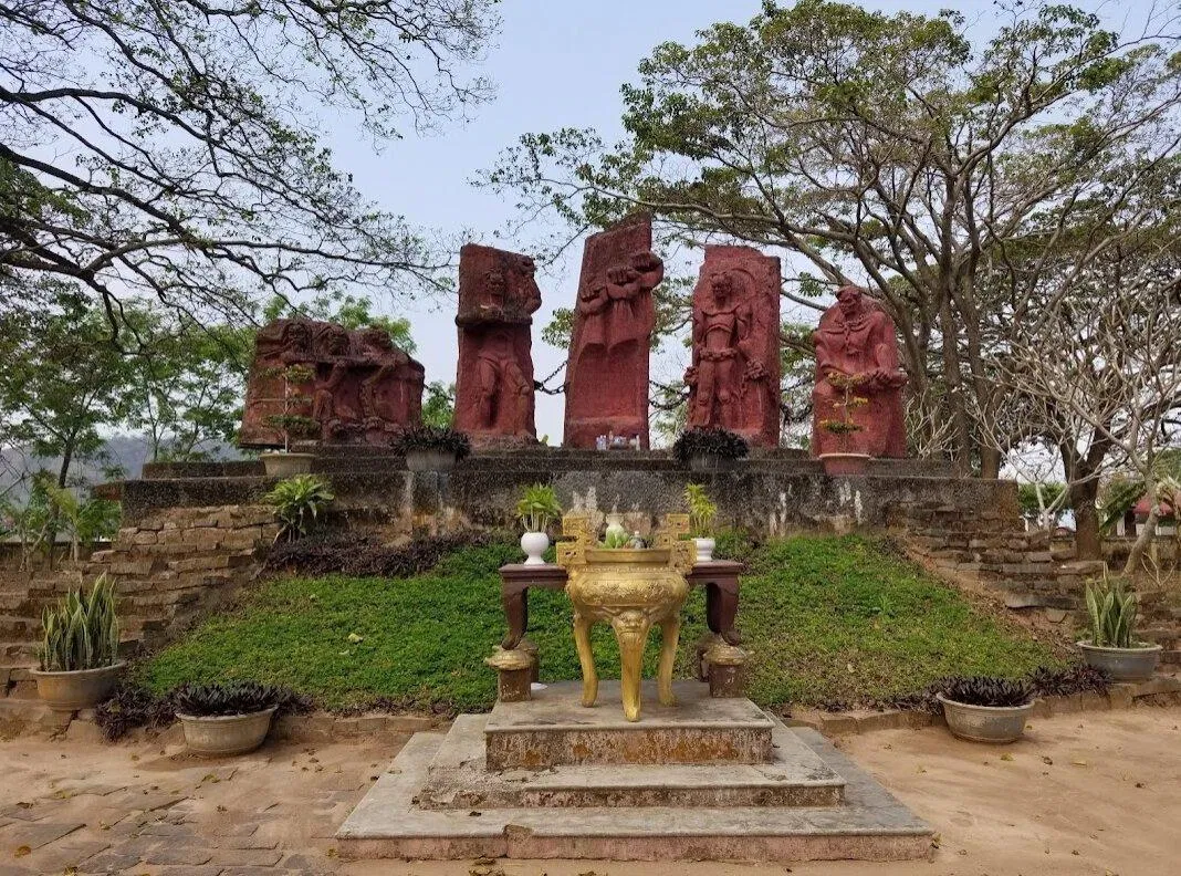 Khu vực tưởng niệm tại di tích. (Ảnh: Internet)