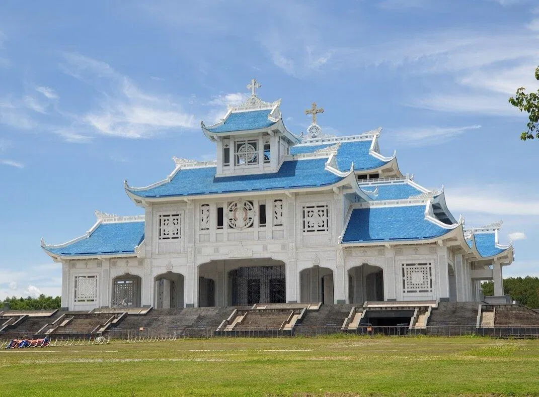 Công trình kiến trúc ấn tượng của Thánh Địa La Vang. (Ảnh: Internet)