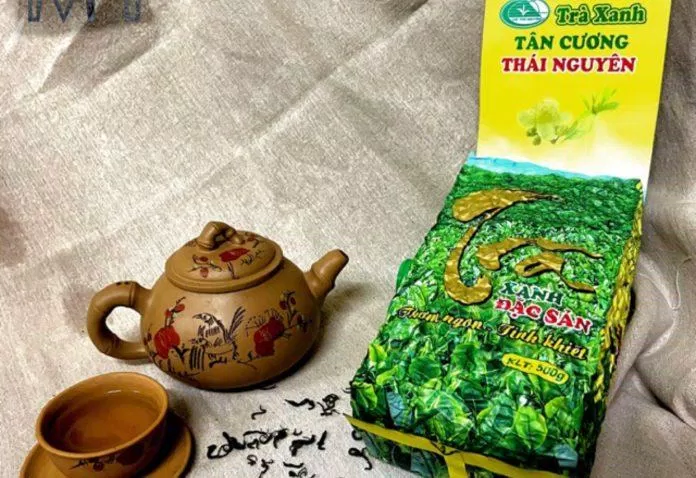 Đặc sản chè Tân Cương Thái Nguyên. (Ảnh: Internet)
