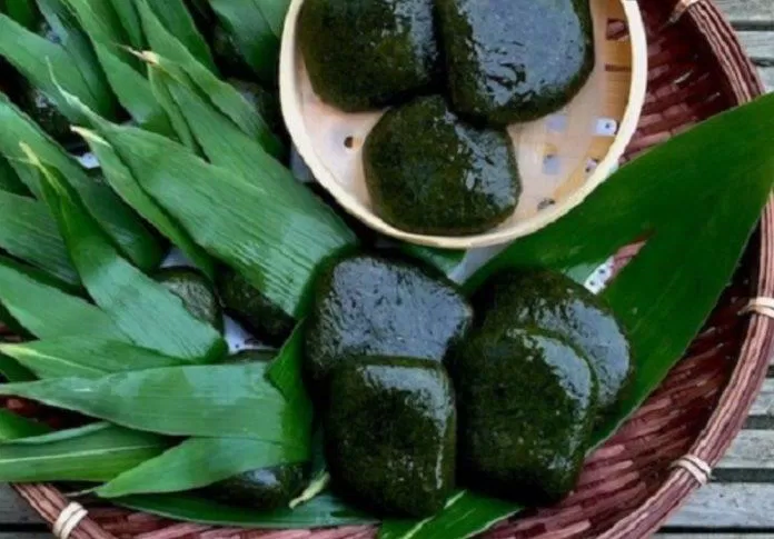 Đặc sản bánh ngải Thái Nguyên. (Ảnh: Internet)
