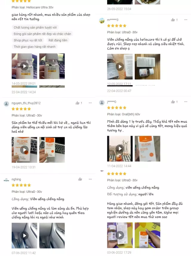 Feedback khách hàng sử dụng sản phẩm trên Shopee (Ảnh: BlogAnChoi)