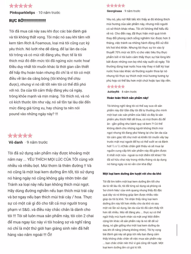 Feedback của khách hàng trên website của hãng (Ảnh: BlogAnChoi)