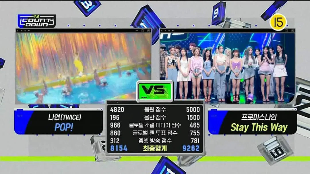 Fromis_9 giành chiến thắng trước Nayeon (Twice) (nguồn: internet)