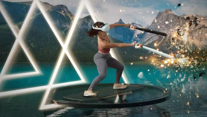 Vừa chơi game vừa tập thể dục là có thật với VR (Ảnh: Internet)