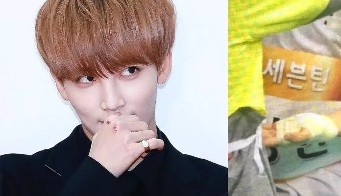 Jeonghan bị chấn thương nặng đến mức phải băng bó