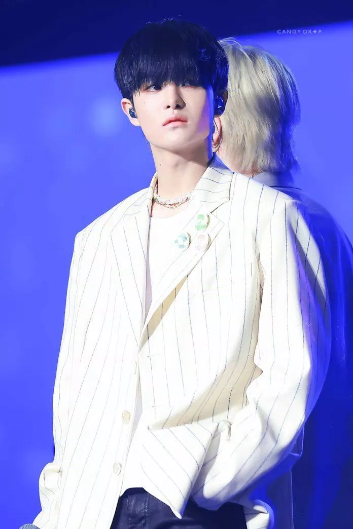 Leader Jihoon tại concert TRACE. Ảnh : fansite CandyDrop314