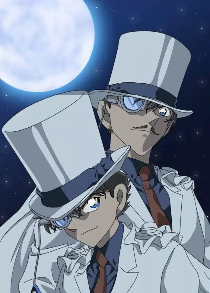 Kuroba Kaito là Siêu trộm Kid đời thứ 2 sau cha của mình (Nguồn: Internet) Kuroba Kaito là Siêu trộm Kid đời thứ 2 sau cha của mình (Nguồn: Internet)