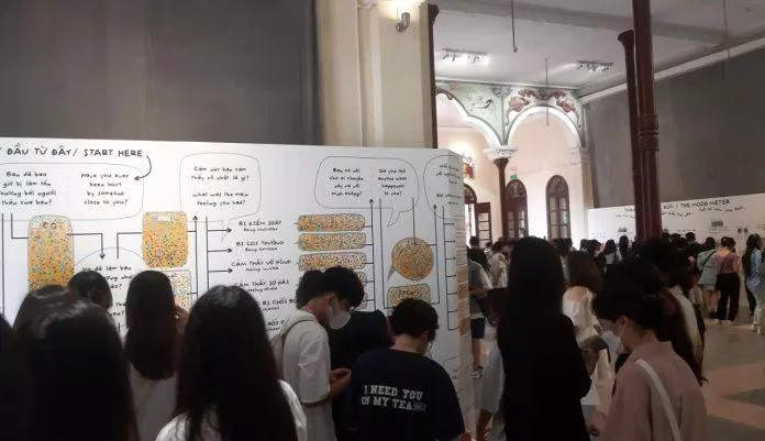 Khu vực mở đầu hành trình khám phá cảm xúc