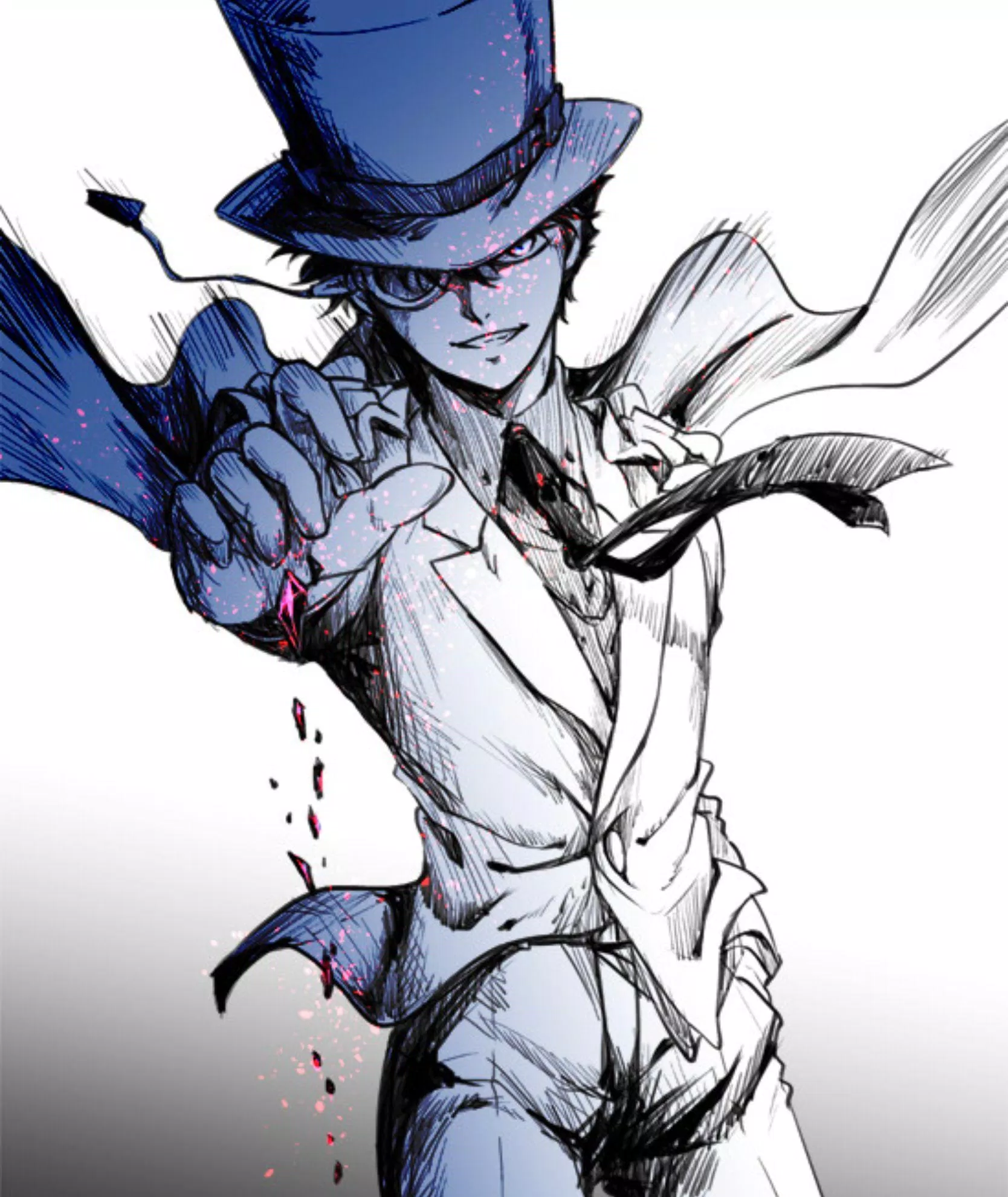 Kaito Kid và viên đá của sự bất tử Pandora (Nguồn: Internet) Kaito Kid và viên đá của sự bất tử Pandora (Nguồn: Internet)