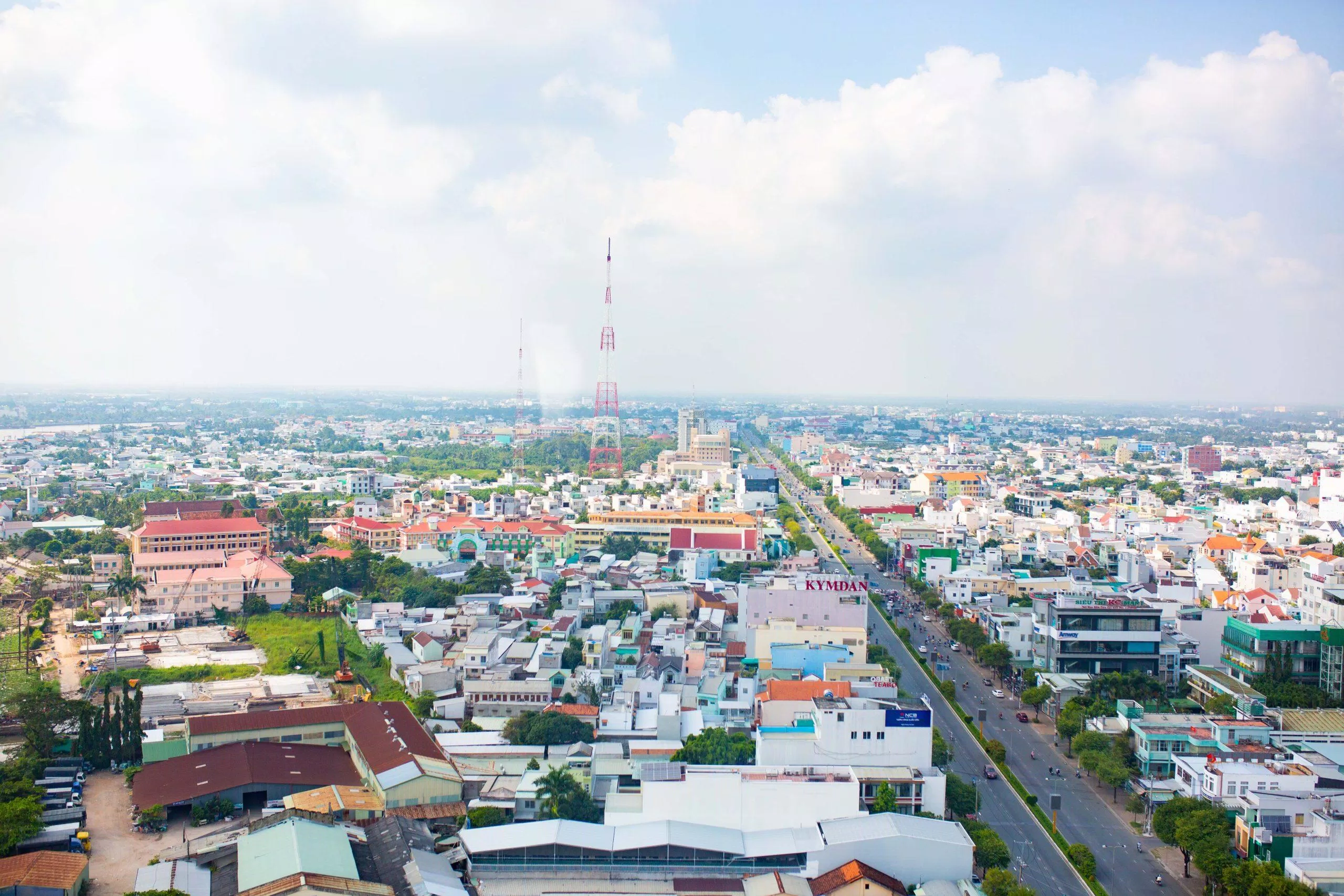 Cảnh nhìn từ phòng tại Vinpearl Hotel Cần Thơ (Nguồn: BlogAnChoi)