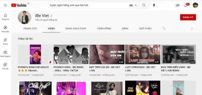 Luyện nghe tiếng anh bằng bài hát.