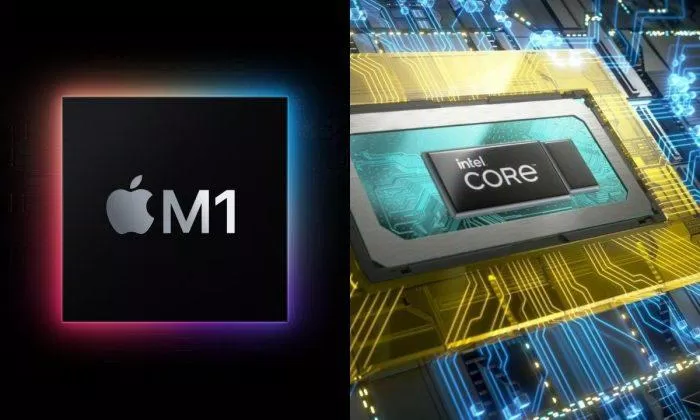 Dòng chip M1 của Apple có khả năng xử lý mạnh hơn chip Intel (Ảnh: Internet)
