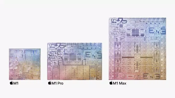 Chip M1 Pro và M1 Max của Apple (Ảnh: Internet). Chip M1 Pro và M1 Max của Apple (Ảnh: Internet).