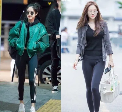 Sắc vóc cực đỉnh của Naeun trong chiếc quần legging (nguồn: internet).