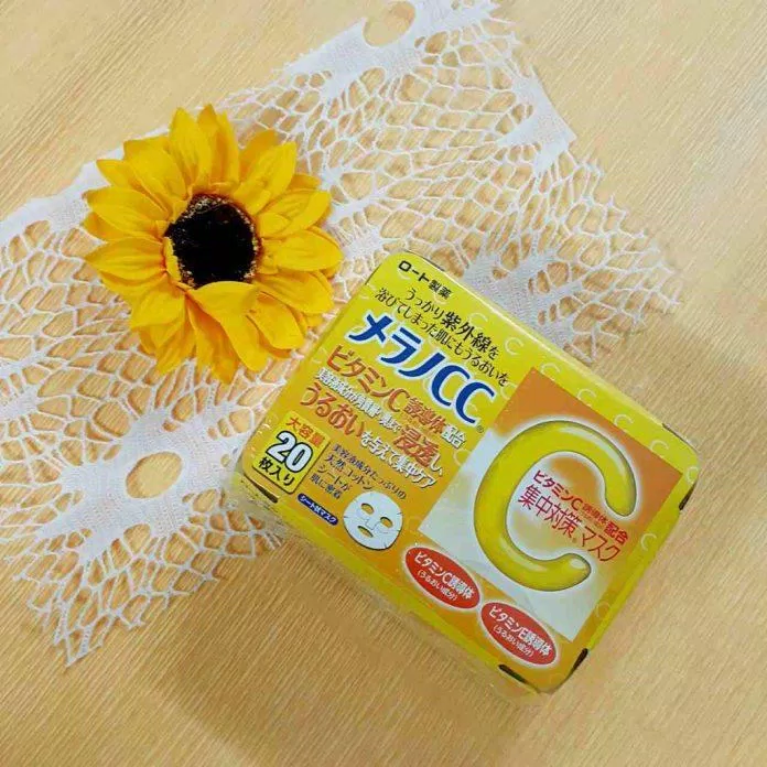 Mặt nạ giấy Rohto Melano CC Intensive Measures Mask (Nguồn: Internet)