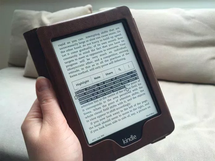 Kindle có chức năng highlight đoạn văn bản (Ảnh: Internet).