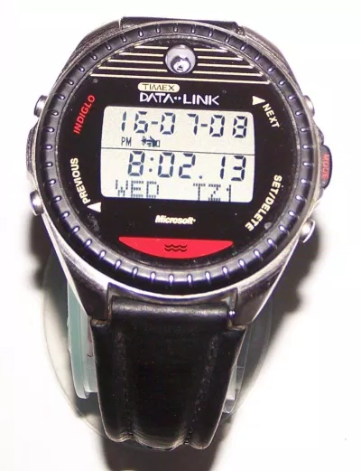 Đồng hồ thông minh Timex Datalink được Microsoft tham gia thiết kế (Ảnh: Internet) Đồng hồ thông minh Timex Datalink được Microsoft tham gia thiết kế (Ảnh: Internet)