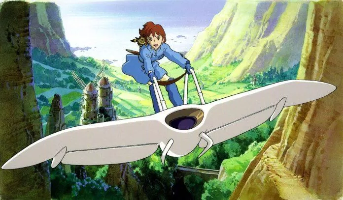 Nausicaa lướt trên gió (Ảnh: Internet)
