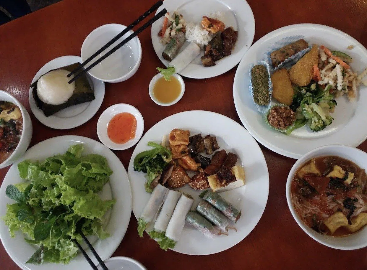 Nhà hàng chay Hoa Sen. (Ảnh: Internet)