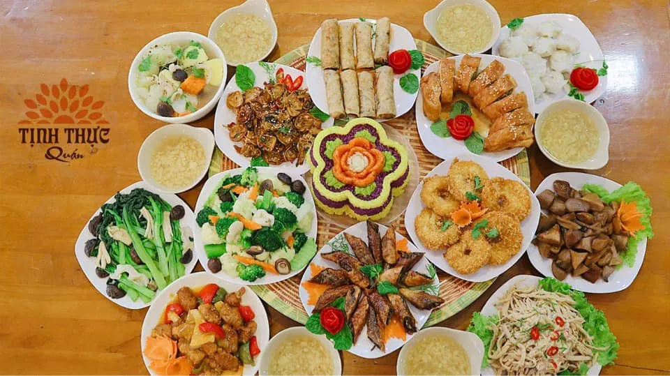 Nhà hàng buffet chay Tịnh Thực quán. (ảnh: Internet)