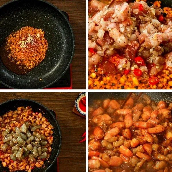 Nhân bánh bột lọc ( Ảnh Internet )