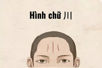 Nhân tướng học: Nếp nhăn trán hình chữ "Xuyên" (Ảnh: Internet)
