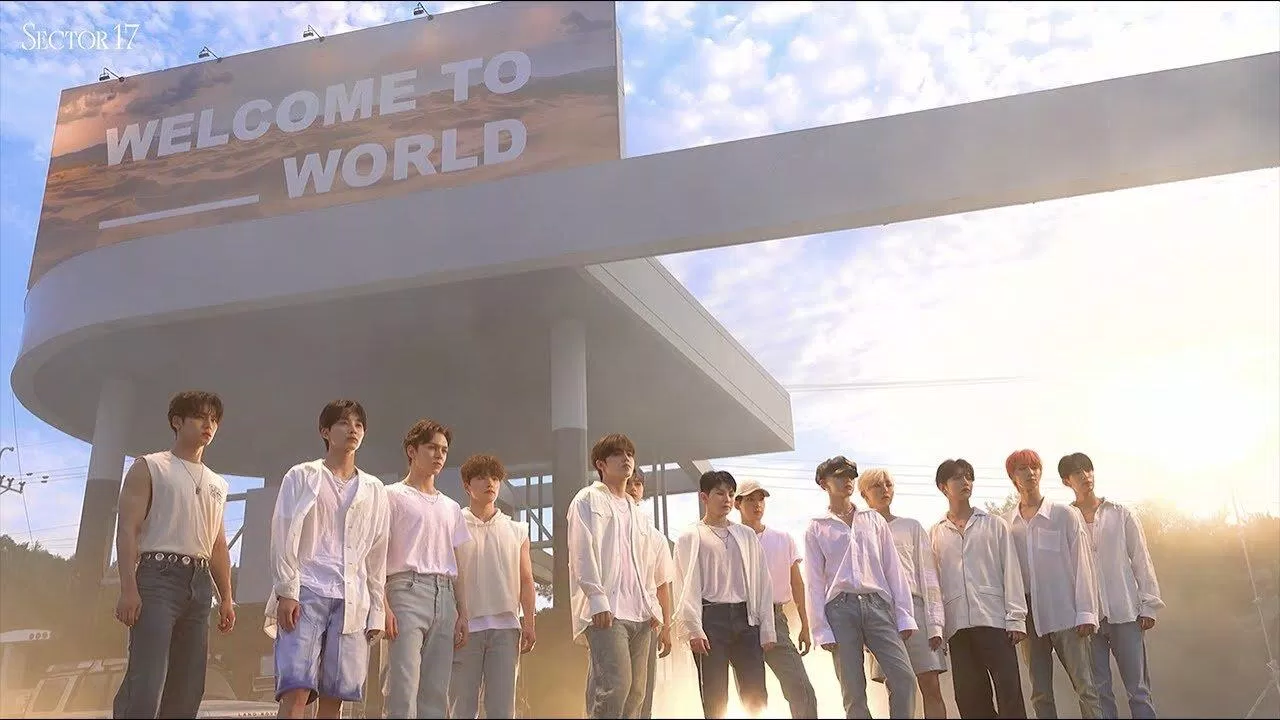 Seventeen với MV _World (nguồn: internet)