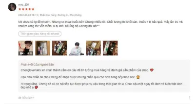 Feedback tốt của khách hàng (nguồn: internet)