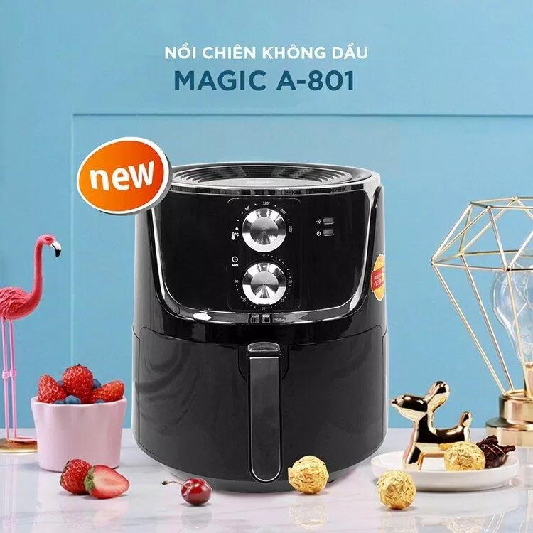 Nồi chiên của hãng Magic Korea là một trong những nồi chiên được mua nhiều nhất trong tháng tại sàn thương mại Tiki (Nguồn: Internet)