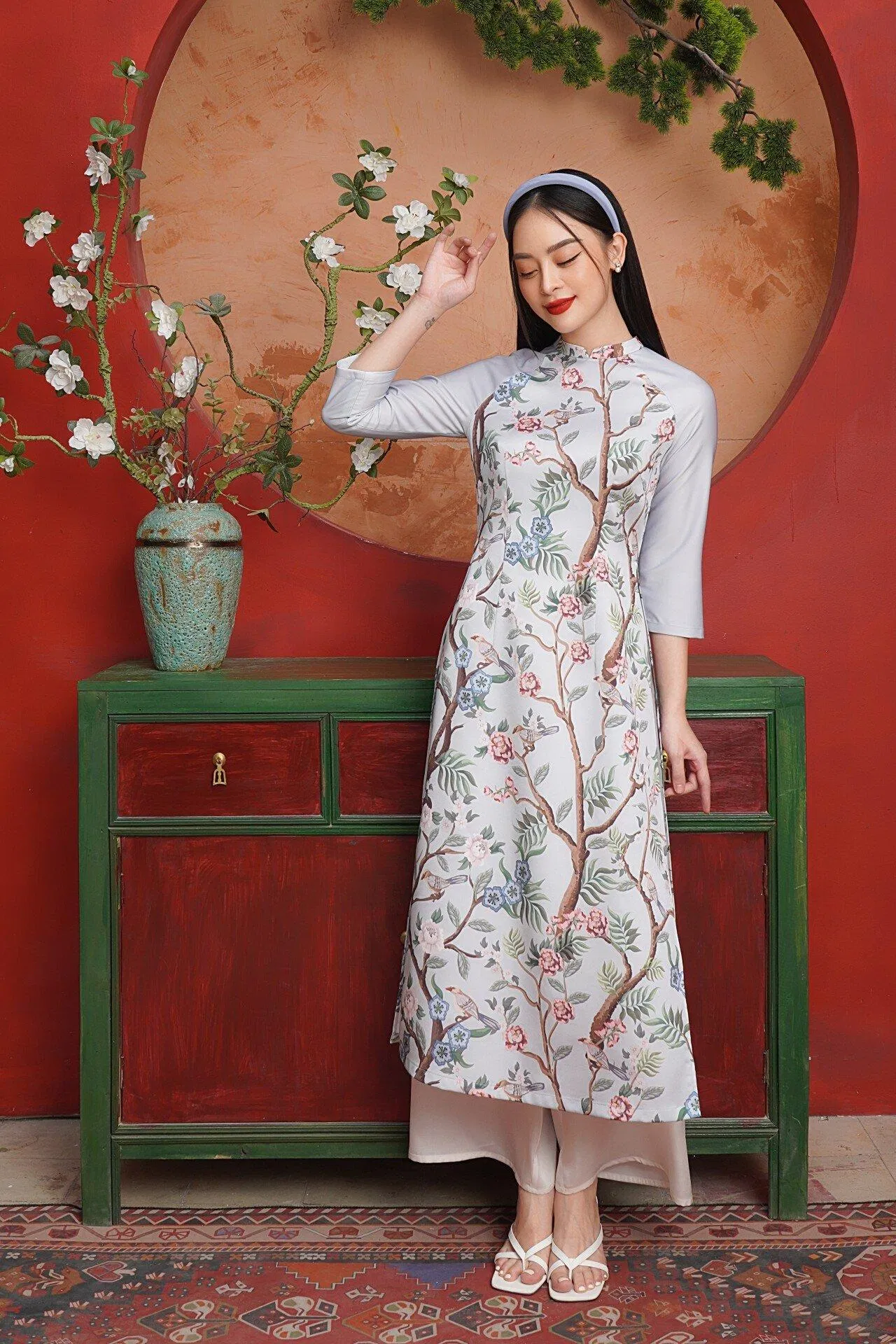 Áo dài của Norick Design dành cho những người thích phong cách quý cô nhẹ nhàng. Nguồn: internet