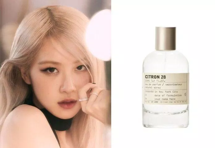 Loại nước hoa idol KPOP yêu thích: Le Labo Citron 28 - Rose BLACKPINK. (Ảnh: Internet)