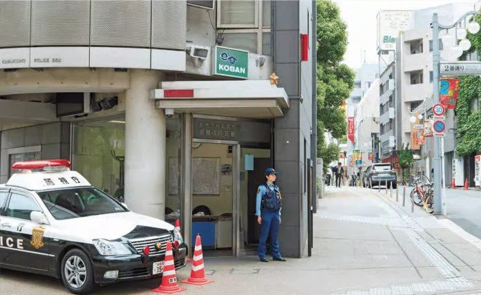 Koban có mặt trên đường phố Nhật Bản (Ảnh: Internet)