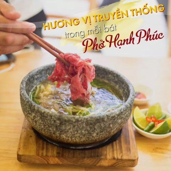 Phở hạnh phúc - Hương vị truyền thống trong mỗi tô phở. (Ảnh: Internet)