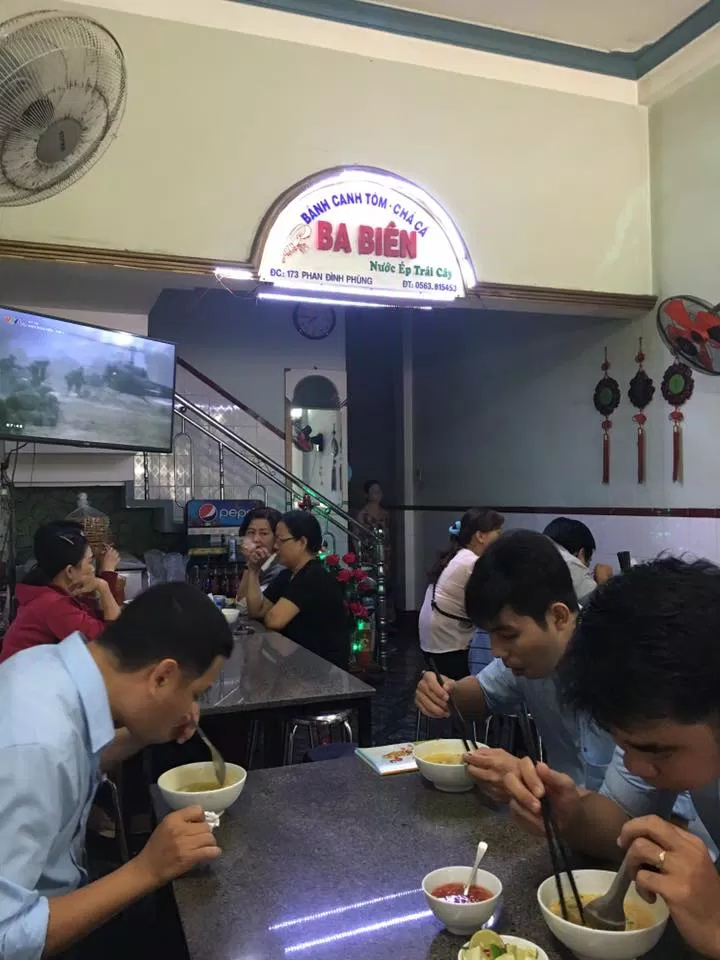 Bánh canh tôm Ba Biên.(Ảnh: Internet)