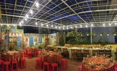 Không gian quán cơm Mậu. (Ảnh: Internet)