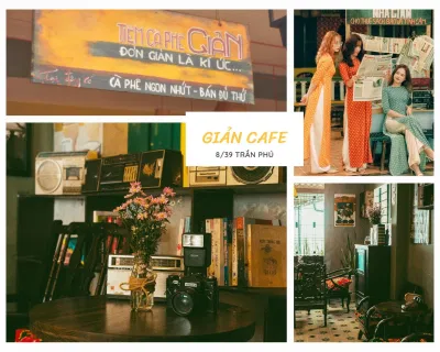 Giản Cafe - 8/39 Trần Phú (Ảnh: Internet). Giản Cafe - 8/39 Trần Phú (Ảnh: Internet).