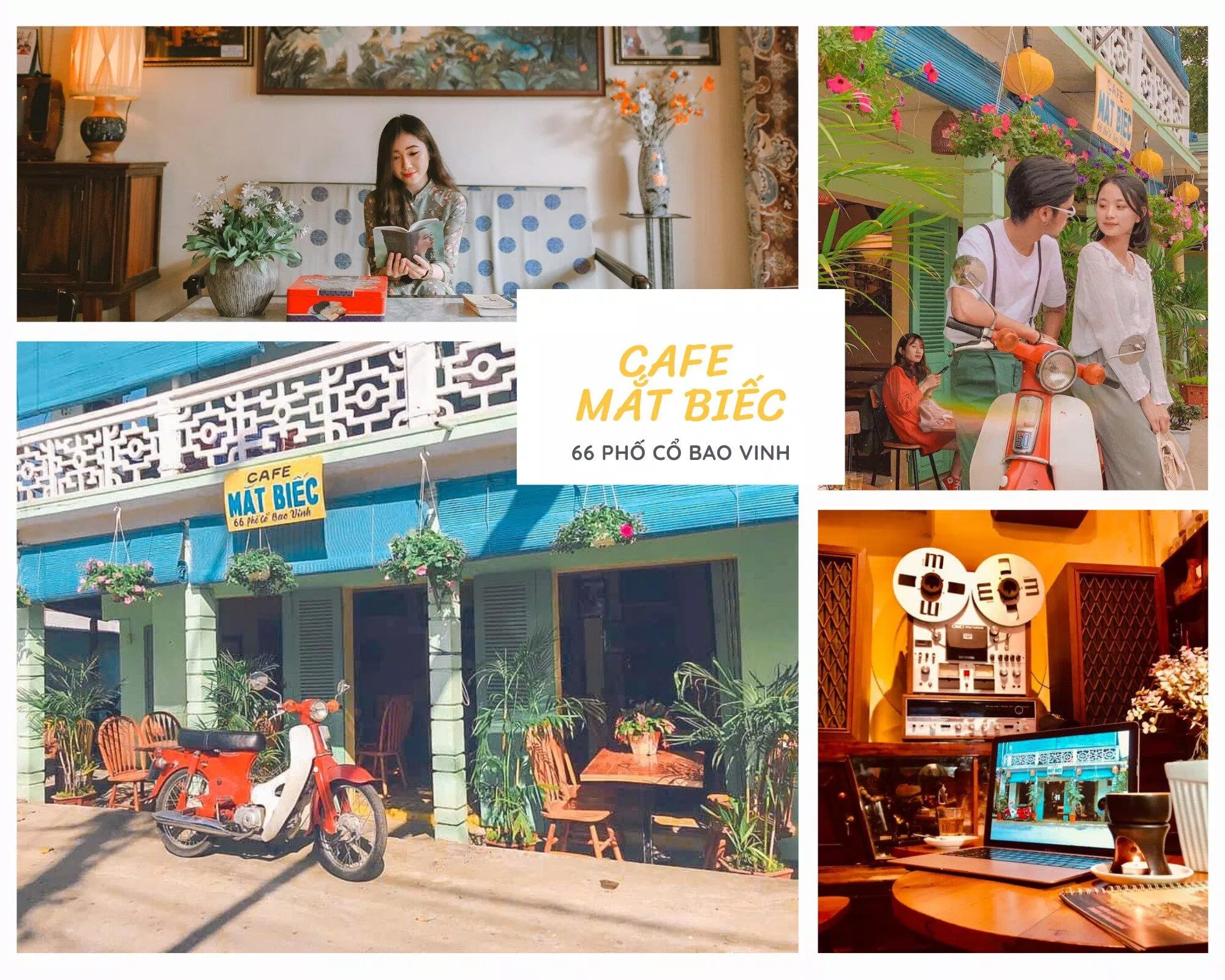 Cafe Mắt Biếc - 66 Phố Cổ Bao Vinh (Ảnh: Internet).