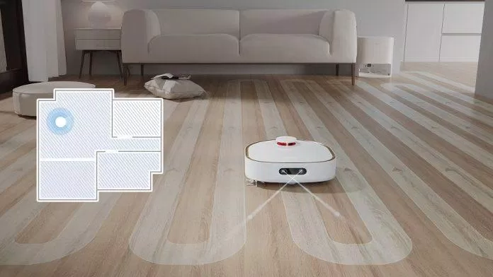 Robot được trang bị “đôi mắt” để quan sát đường đi trong lúc di chuyển lau dọn (Ảnh: Dreame) Robot được trang bị “đôi mắt” để quan sát đường đi trong lúc di chuyển lau dọn (Ảnh: Dreame)