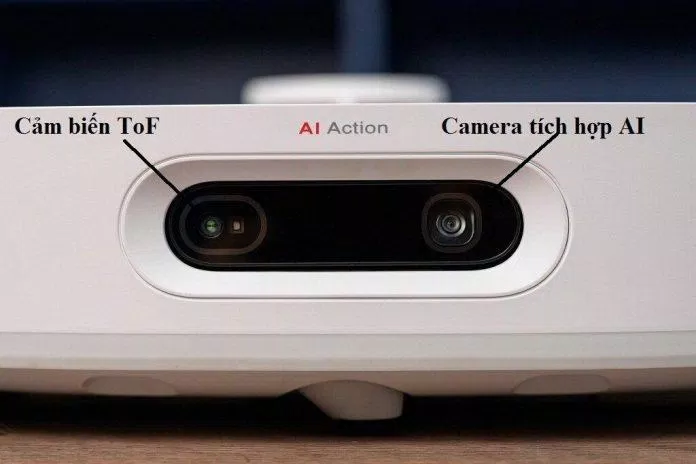 Cảm biến và camera ở mặt trước của robot (Ảnh: Internet) Cảm biến và camera ở mặt trước của robot (Ảnh: Internet)