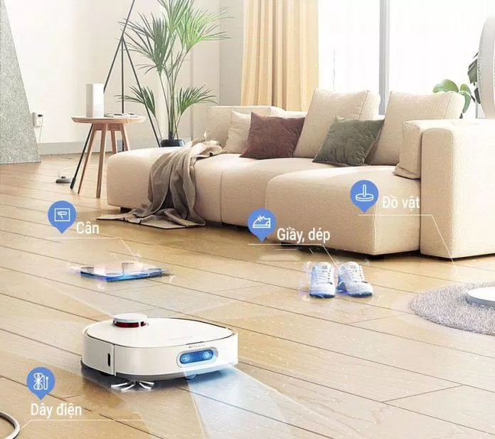 Trí tuệ nhân tạo của Dreame W10 Pro có khả năng nhận biết các đồ vật phổ biến trong gia đình như quần áo, giày dép, dây điện (Ảnh: Internet) Trí tuệ nhân tạo của Dreame W10 Pro có khả năng nhận biết các đồ vật phổ biến trong gia đình như quần áo, giày dép, dây điện (Ảnh: Internet)