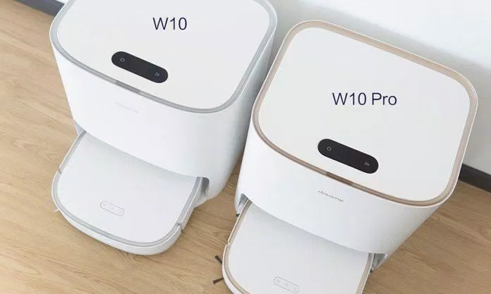 Dreame W10 Pro có đường viền màu vàng khác với phiên bản W10 (Ảnh: Internet) Dreame W10 Pro có đường viền màu vàng khác với phiên bản W10 (Ảnh: Internet)