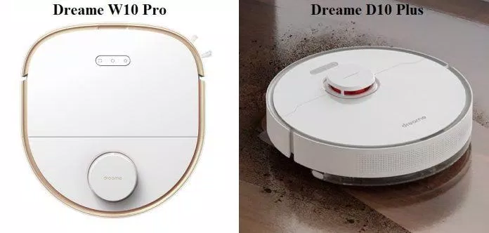 Robot Dreame W10 Pro có hình chữ D đặc biệt với 2 góc vuông, khác với các mẫu robot hình tròn như Dreame D10 Plus (Ảnh: Internet) Robot Dreame W10 Pro có hình chữ D đặc biệt với 2 góc vuông, khác với các mẫu robot hình tròn như Dreame D10 Plus (Ảnh: Internet)