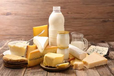 Sữa và các sản phẩm từ sữa động vật có chứa lactose khó tiêu hóa (Nguồn: Internet)
