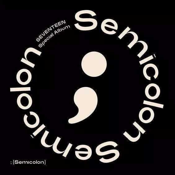 Album Semicolon sử dụng kí hiệu là dấu chấm phẩy (Ảnh: Internet)